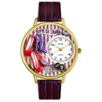 Shoe Shopper Watch in Gold or Silver Unisex G 1010005