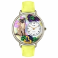 Siamese Cat Watch in Silver Unisex U 0120007 Siamese Cat Watch in Silver Unisex U 0120007