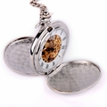 Silver Pocket Watch With Mechanical Movement PW20