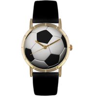 Soccer Lover Print Watch Classic Gold Style P 0840007