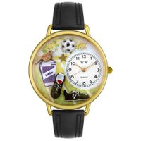 Soccer Watch in Gold or Silver Unisex G 0820002