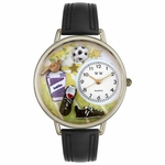 Soccer Watch in Silver Unisex U 0820002 Soccer Watch in Silver Unisex U 0820002