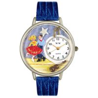 Square Dancing Watch in Silver Unisex U 0510006