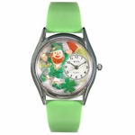 St Patricks Day Watch  Irish Flag  Classic Silver Style S 1224003 St Patricks Day Watch  Irish Flag  Classic Silver Style S 1224003