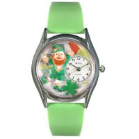 St Patricks Day Watch  Irish Flag  Classic Silver Style S 1224003