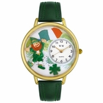 St Patricks Day Watch  Irish Flag  in Gold or Silver Unisex G 1224001 St Patricks Day Watch  Irish Flag  in Gold or Silver Unisex G 1224001