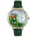 St Patricks Day Watch  Rainbow  in Silver Unisex U 1224002 St Patricks Day Watch  Rainbow  in Silver Unisex U 1224002
