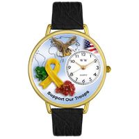 Support Our Troops Watch in Gold or Silver Unisex G 1110005