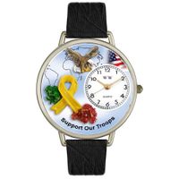 Support Our Troops Watch in Gold or Silver Unisex U 1110005