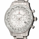 Swiss Mountaineer SM1212 Chronograph Watch Steel Bracelet