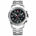 Swiss Mountaineer SM1311 Chronograph Black Dial Bracelet Watch Swiss Mountaineer SM1311 Chronograph Black Dial Bracelet Watch