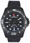 Swiss Mountaineer SM8021 Stainless Steel Black Dial Mens Watch