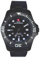 Swiss Mountaineer SM8021 Stainless Steel Black Dial Mens Watch