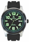 Swiss Mountaineer SM8042 Green Numerals Date Display Mens Watch