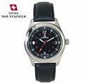 Swiss Mountaineer Titanium Watch Leather Strap Swiss Mountaineer Titanium Watch Leather Strap