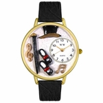 Tap Dancing Watch in Gold or Silver Unisex G 0420007