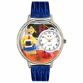 Teacher Teddy Bear Watch in Silver Unisex U 0230007 Teacher Teddy Bear Watch in Silver Unisex U 0230007
