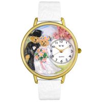 Teddy Bear Wedding Watch in Gold or Silver Unisex G 1340002