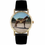 Tenessee Walker Horse Print Watch in Gold Classic P 0110031 Tenessee Walker Horse Print Watch in Gold Classic P 0110031