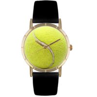 Tennis Lover Print Watch Classic Gold Style P 0840011