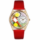 Tennis Rackets Watch Classic Gold Style C 0810003