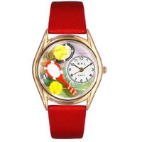 Tennis Rackets Watch Classic Gold Style C 0810003