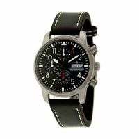 Thunderbirds THU1067-E10S Multi Pro Black Leather Strap Watch