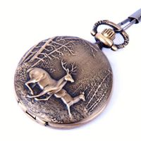 Two-Deer Pocket Watch PW26