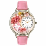 Valentines Day Watch  Pink  in Silver Unisex U 1220024 Valentines Day Watch  Pink  in Silver Unisex U 1220024