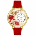 Valentines Day Watch  Red  in Gold or Silver Unisex G 1220033 Valentines Day Watch  Red  in Gold or Silver Unisex G 1220033