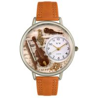 Violin Watch in Silver Unisex U 0510002