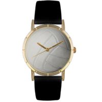 Volleyball Lover Print Watch Classic Gold Style P 0840015