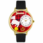Westie Watch in Gold or Silver Unisex G 0130073 Westie Watch in Gold or Silver Unisex G 0130073