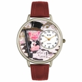 What a Ham Pig Watch in Silver Unisex U 0110015 What a Ham Pig Watch in Silver Unisex U 0110015