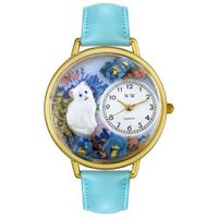 White Cat Watch in Gold or Silver Unisex G 0120014