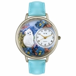 White Cat Watch in Silver Unisex U 0120014 White Cat Watch in Silver Unisex U 0120014