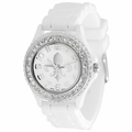 White/Silver Fleur De Lis Watch White/Silver Fleur De Lis Watch