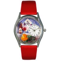 Wine and Cheese Watch Classic Silver Style S 0310004