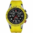 Yellow Swiss ChronoSport Watch Black Dial
