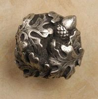 Acorn Spray Pewter Cabinet Knob
