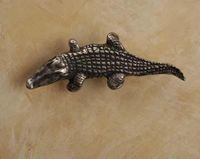 Alligator Cabinet Knob/Pull In Pewter