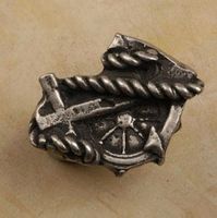 Anchor & Ropes Small Pewter Knob/Pull
