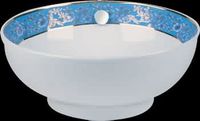 Aurora White Vitreous China Over Counter Vessel Sink
