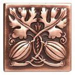 Autumn Squash Cabinet Knob, Antique Copper