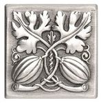 Autumn Squash Cabinet Knob, Antique Pewter