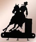 Barrel Racer Key Holder, 3 Hook