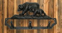 Bear & Cub Triple Position Rack, Cast Iron