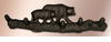 Bear W/ Cub Cast Iron Coat Rack - 5 Hook