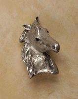 Beauty Horse Pewter Cabinet knob/Pull