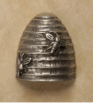 Beehive Cabinet Knob/Pull In Pewter